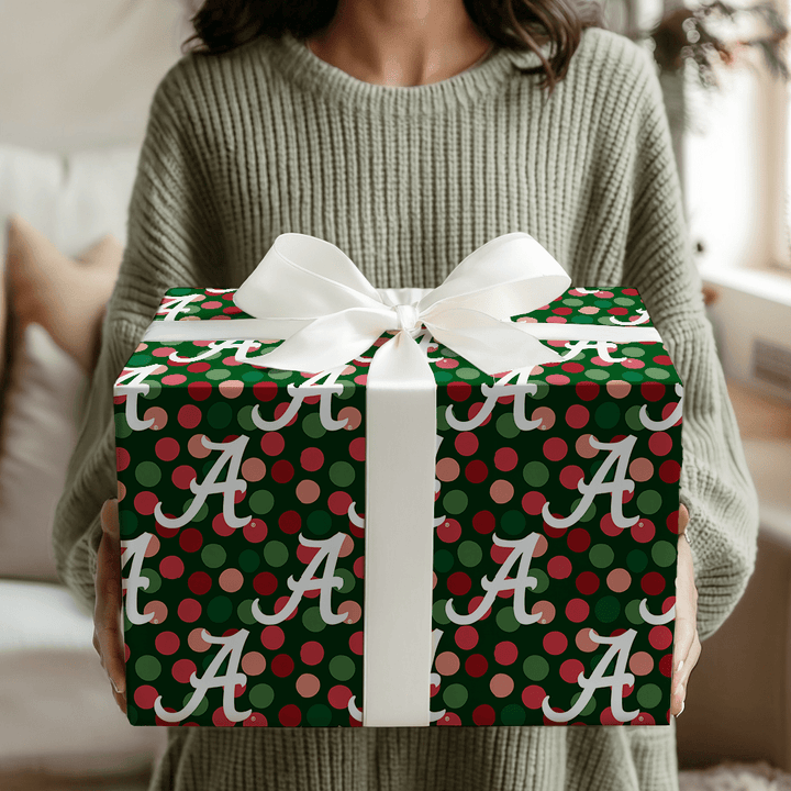 Alabama Winter Dots - Wrapping Paper - Aspen & Arlo