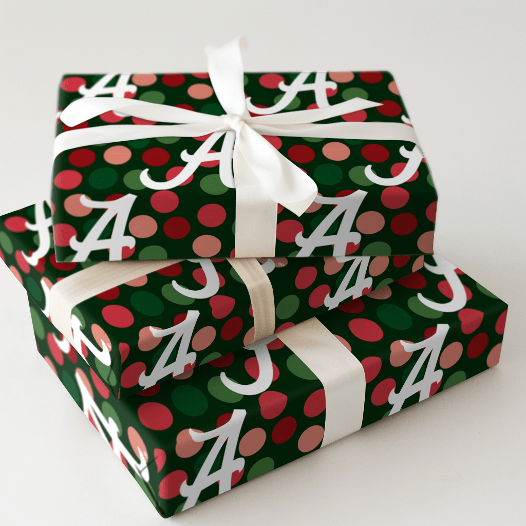 Alabama Winter Dots - Wrapping Paper - Aspen & Arlo