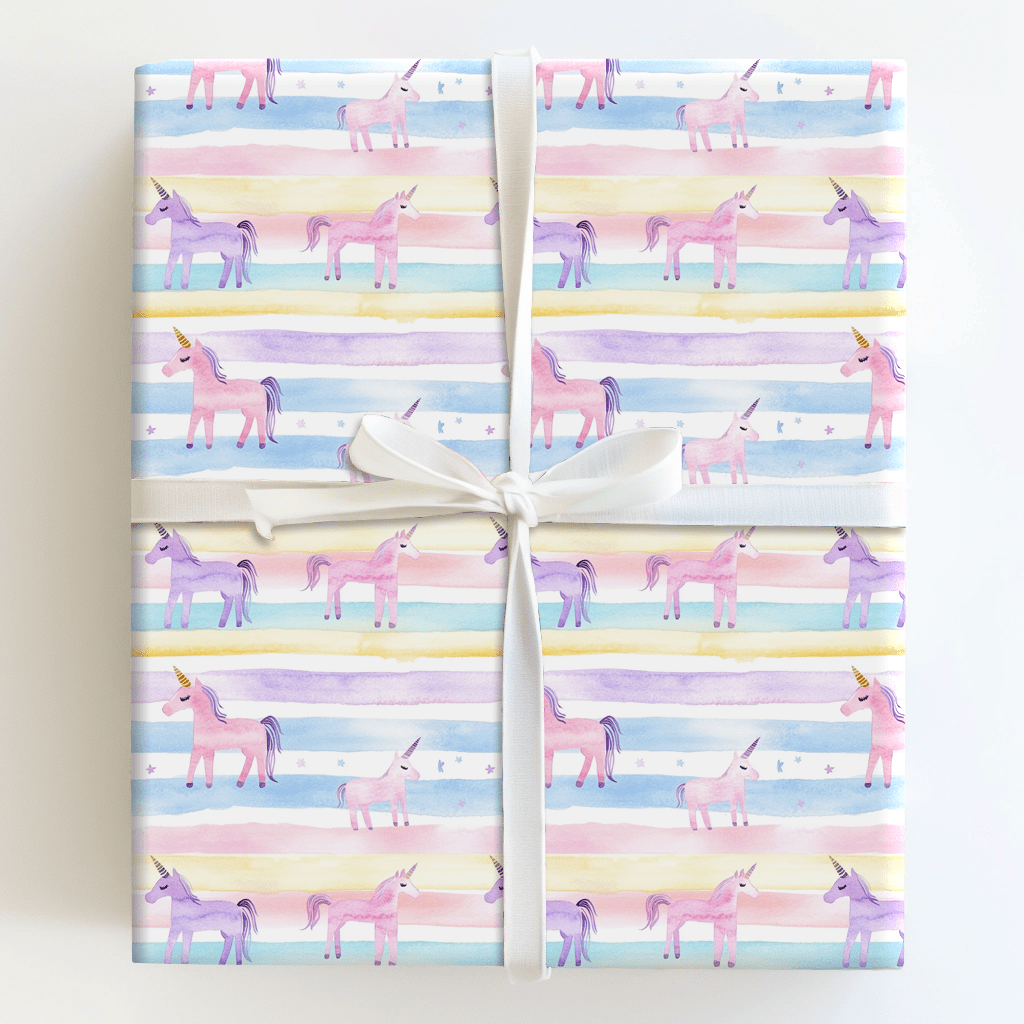 Glitter Gallop - Wrapping Paper - Aspen & Arlo