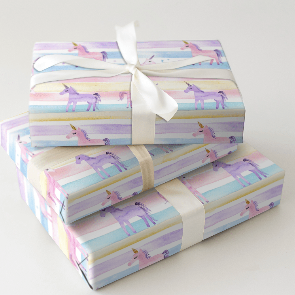 Glitter Gallop - Wrapping Paper - Aspen & Arlo