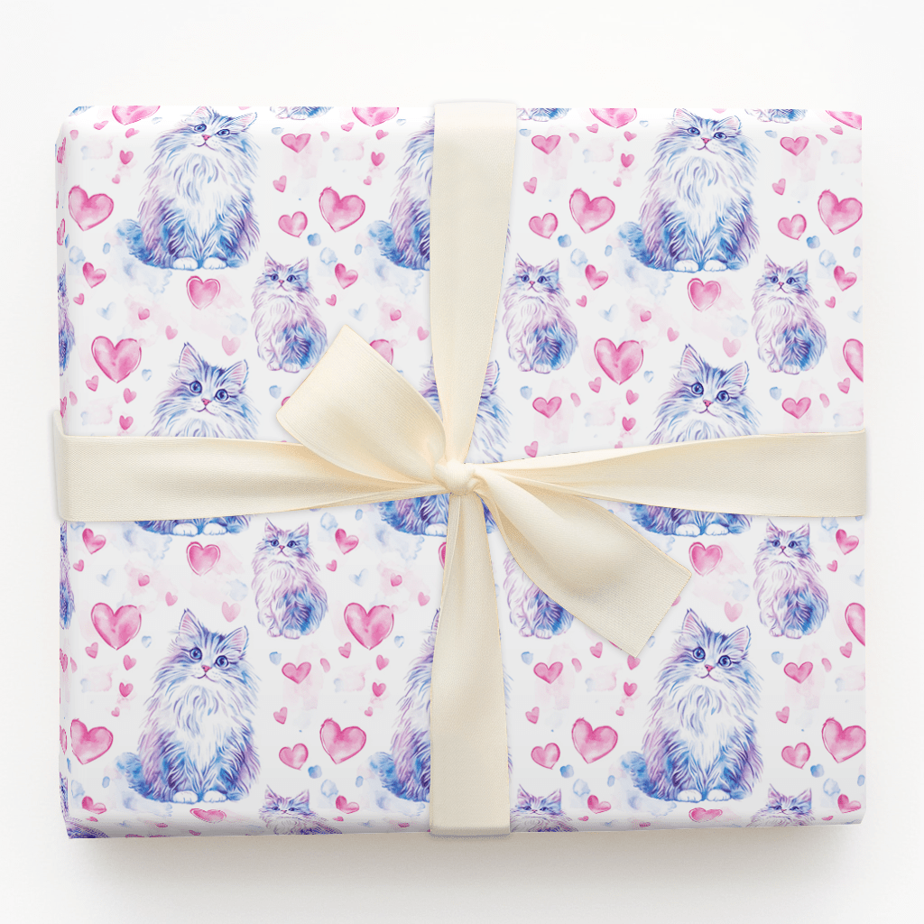 Purrfect Purrs - Wrapping Paper - Aspen & Arlo