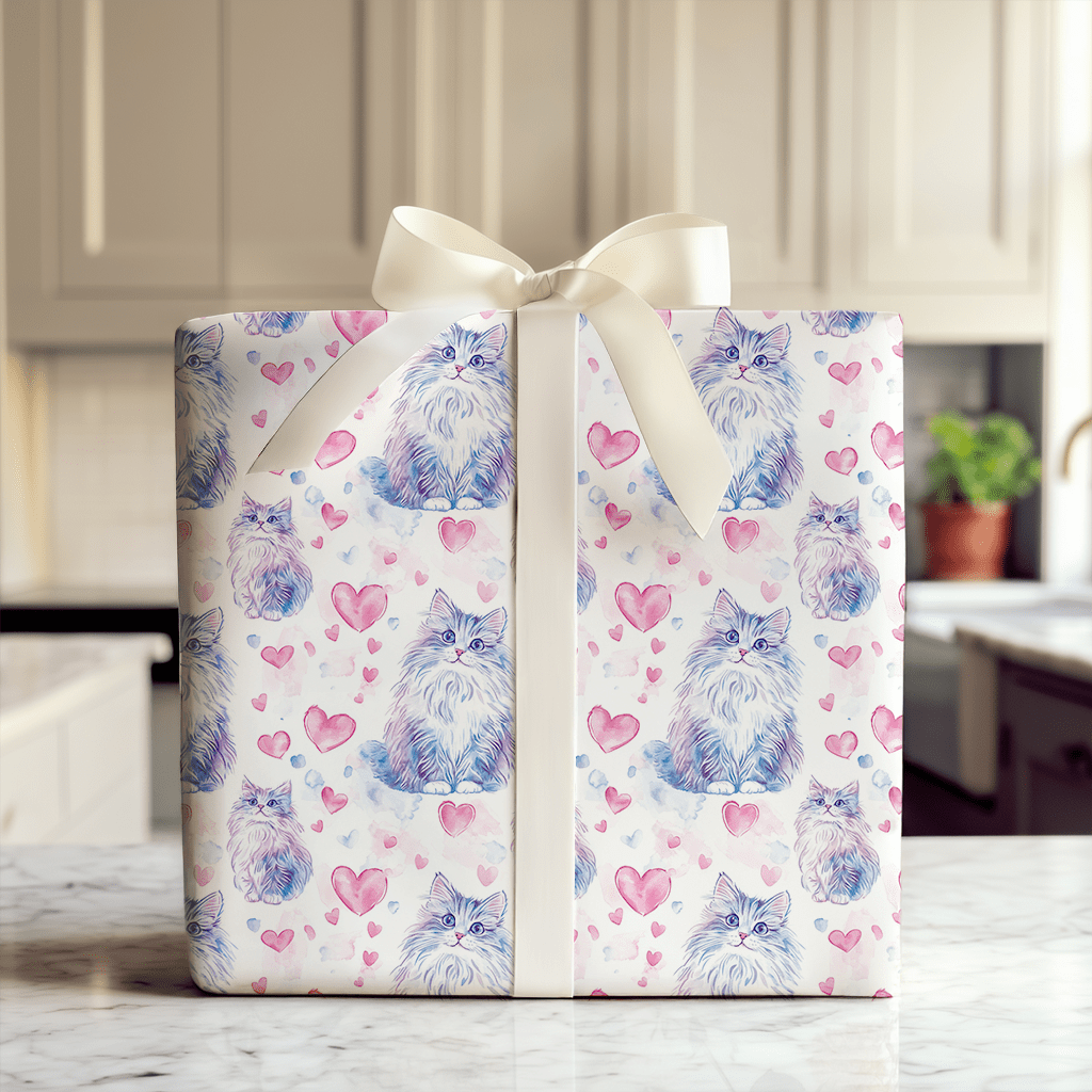 Purrfect Purrs - Wrapping Paper - Aspen & Arlo