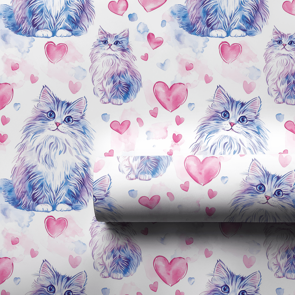 Purrfect Purrs - Wrapping Paper - Aspen & Arlo