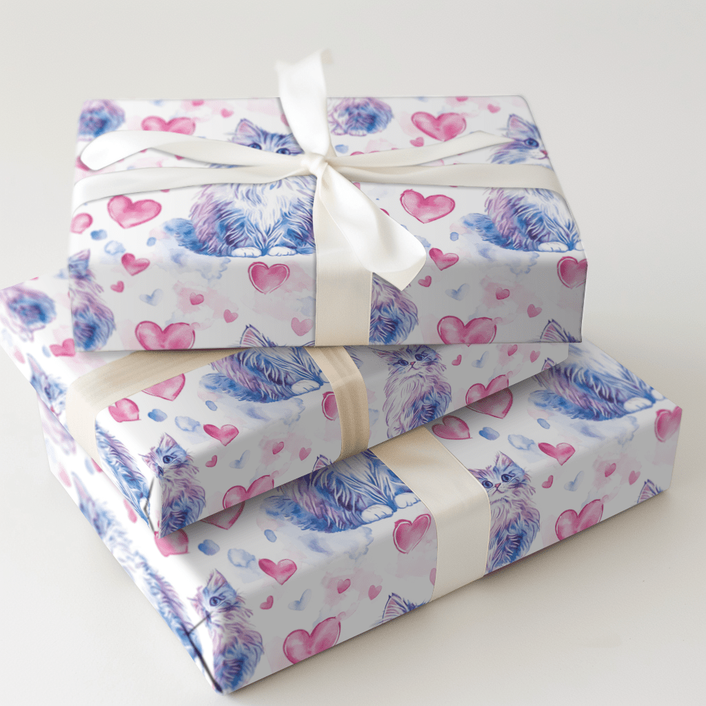Purrfect Purrs - Wrapping Paper - Aspen & Arlo