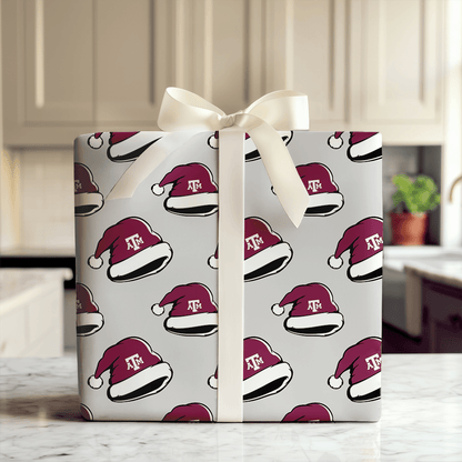 Santa’s an Aggie - Wrapping Paper - Aspen & Arlo