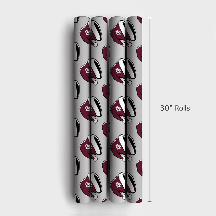 Santa’s an Aggie - Wrapping Paper - Aspen & Arlo