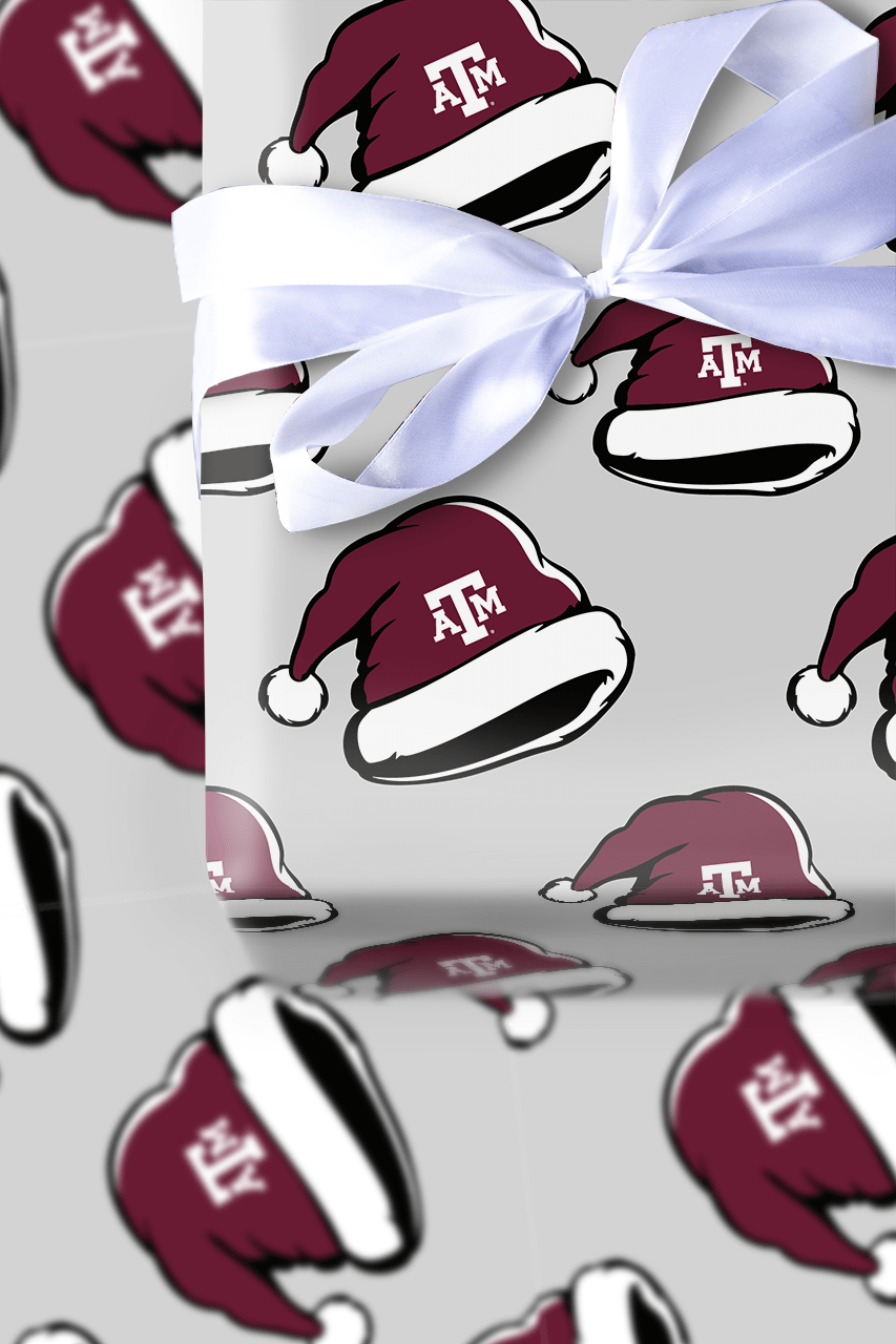 Santa’s an Aggie - Wrapping Paper - Aspen & Arlo