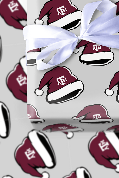 Santa’s an Aggie - Wrapping Paper - Aspen & Arlo
