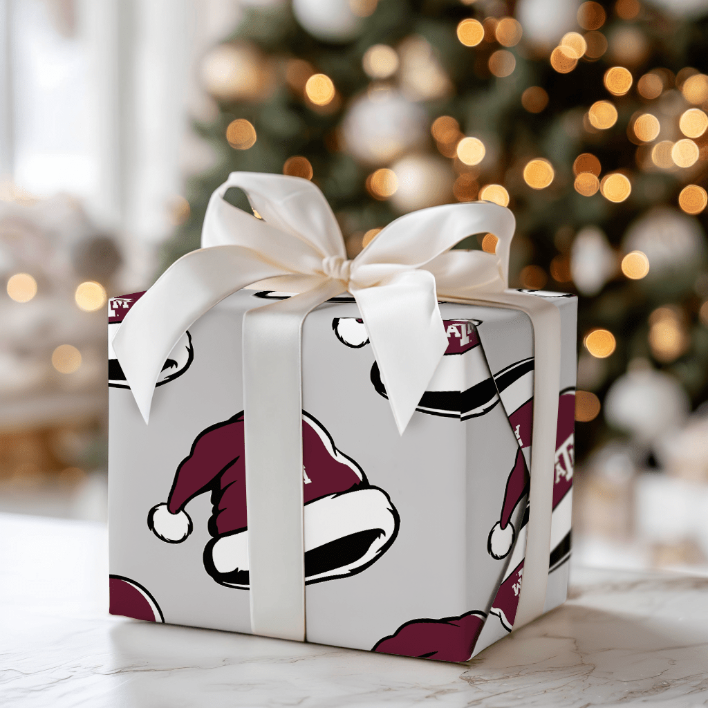 Santa’s an Aggie - Wrapping Paper - Aspen & Arlo