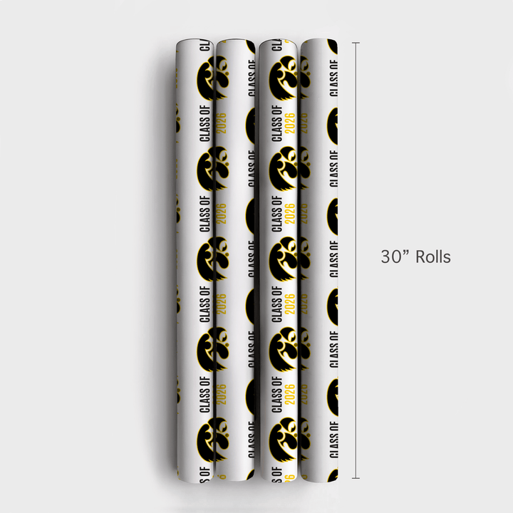 Class of 2026 IOWA - Wrapping Paper - Aspen & Arlo