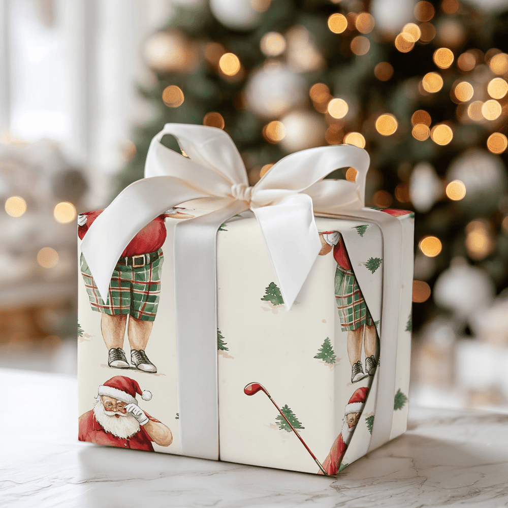 Lost Springs Golfer - Wrapping Paper - Aspen & Arlo