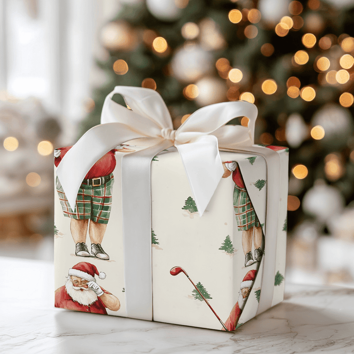 Lost Springs Golfer - Wrapping Paper - Aspen & Arlo