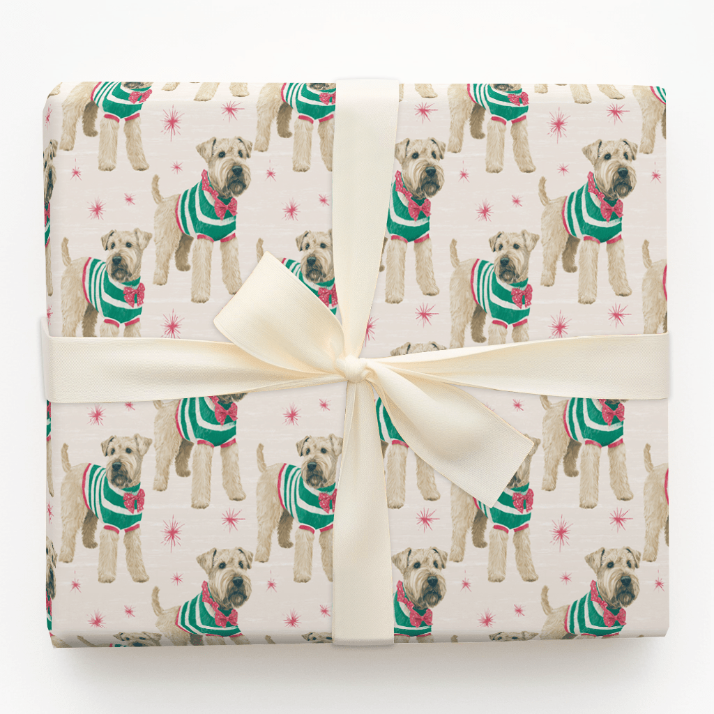 Best Dressed Wheatens - Wrapping Paper - Aspen & Arlo