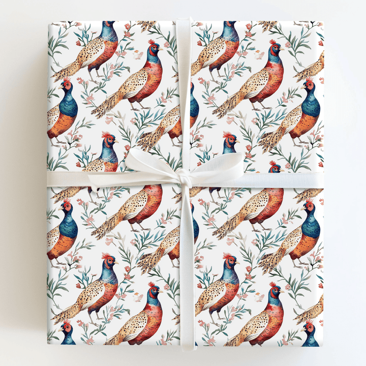 Pleasant Pheasant - Wrapping Paper - Aspen & Arlo