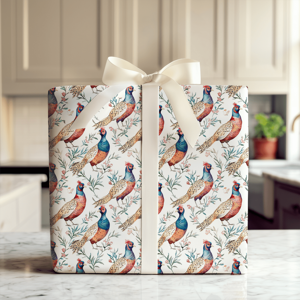 Pleasant Pheasant - Wrapping Paper - Aspen & Arlo
