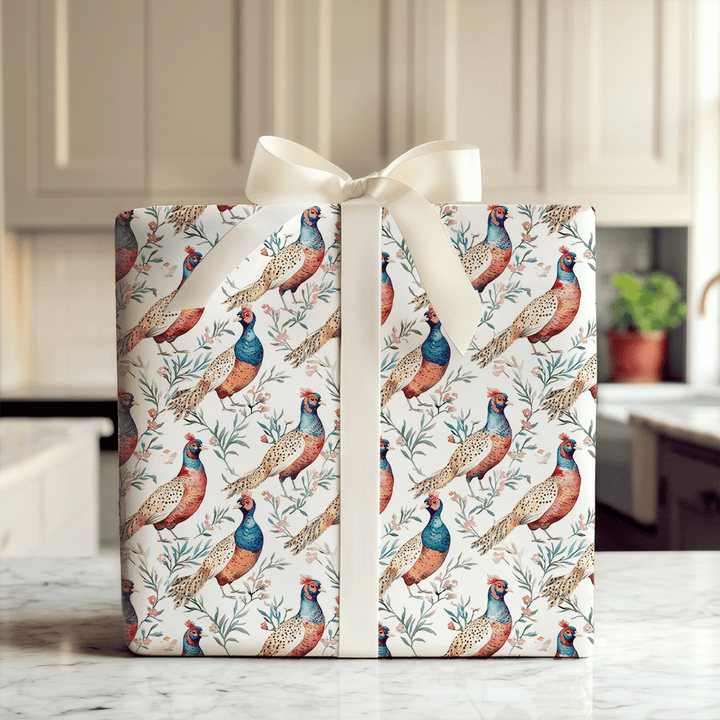Pleasant Pheasant - Wrapping Paper - Aspen & Arlo