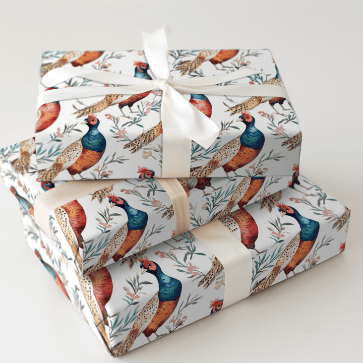 Pleasant Pheasant - Wrapping Paper - Aspen & Arlo