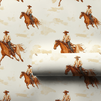 Golden Gallop - Wrapping Paper - Aspen & Arlo