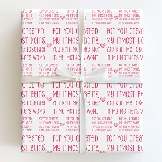Together in Pink - Wrapping Paper - Aspen & Arlo