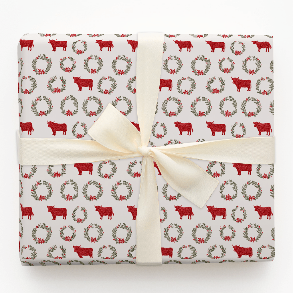 Yuletide Highlands - Wrapping Paper - Aspen & Arlo