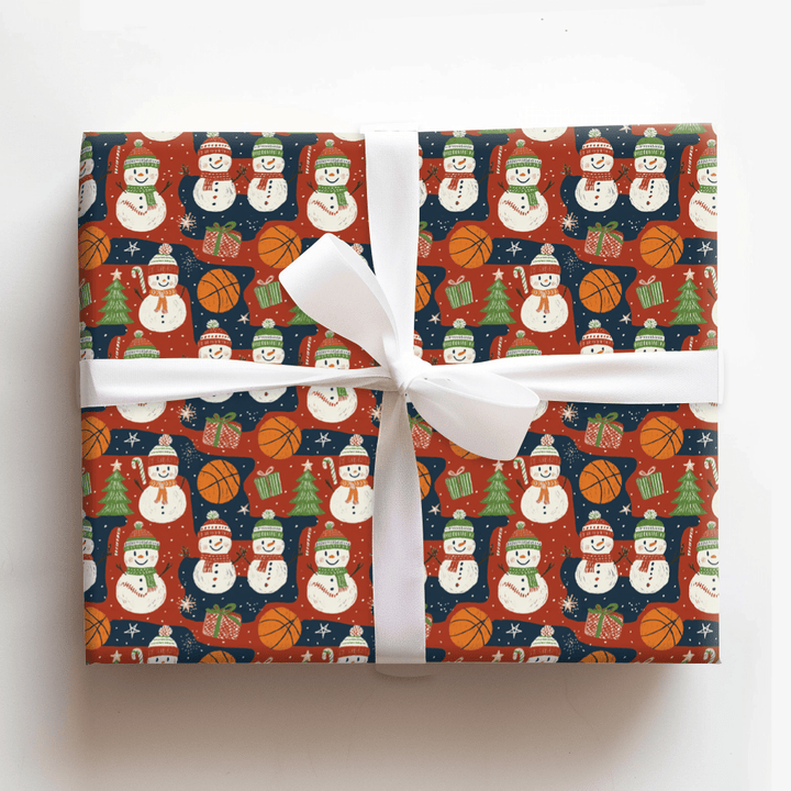 Winter Tip-Off - Wrapping Paper - Aspen & Arlo