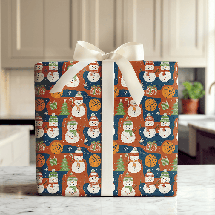 Winter Tip-Off - Wrapping Paper - Aspen & Arlo