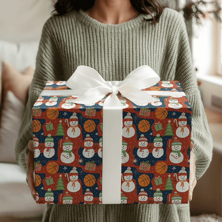Winter Tip-Off - Wrapping Paper - Aspen & Arlo