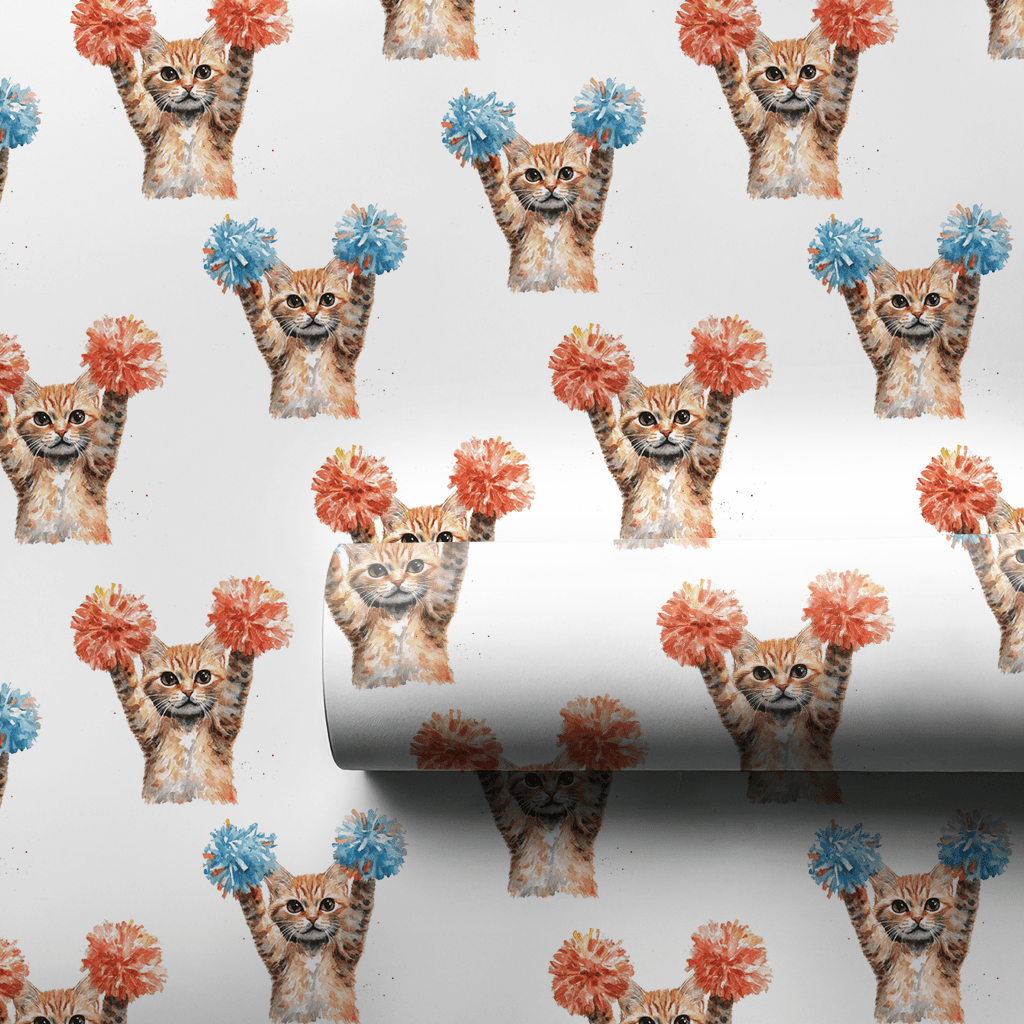 Feline Fan - Wrapping Paper - Aspen & Arlo