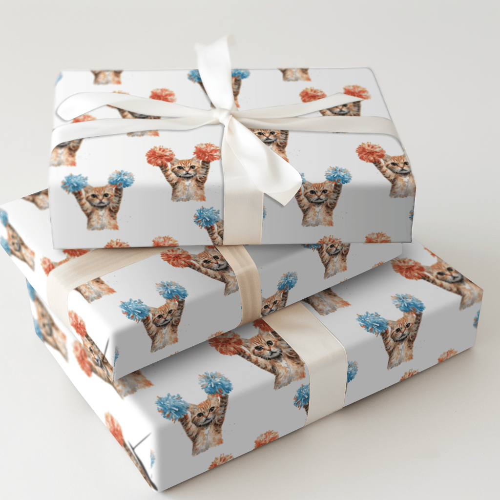 Feline Fan - Wrapping Paper - Aspen & Arlo