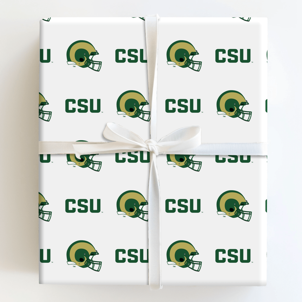 CSU Helmet - Wrapping Paper - Aspen & Arlo