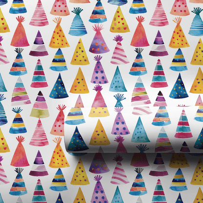 Happy Hats - Wrapping Paper - Aspen & Arlo