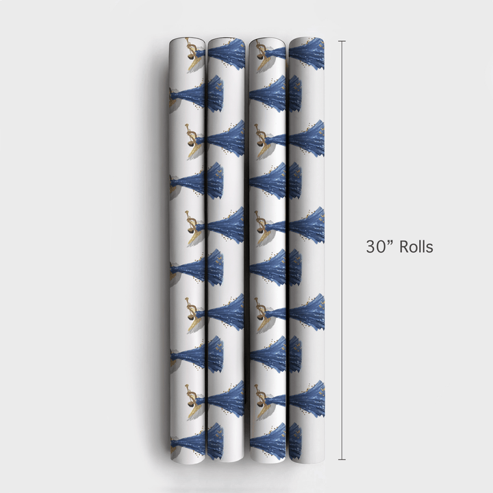 Midnight Gloria - Wrapping Paper - Aspen & Arlo