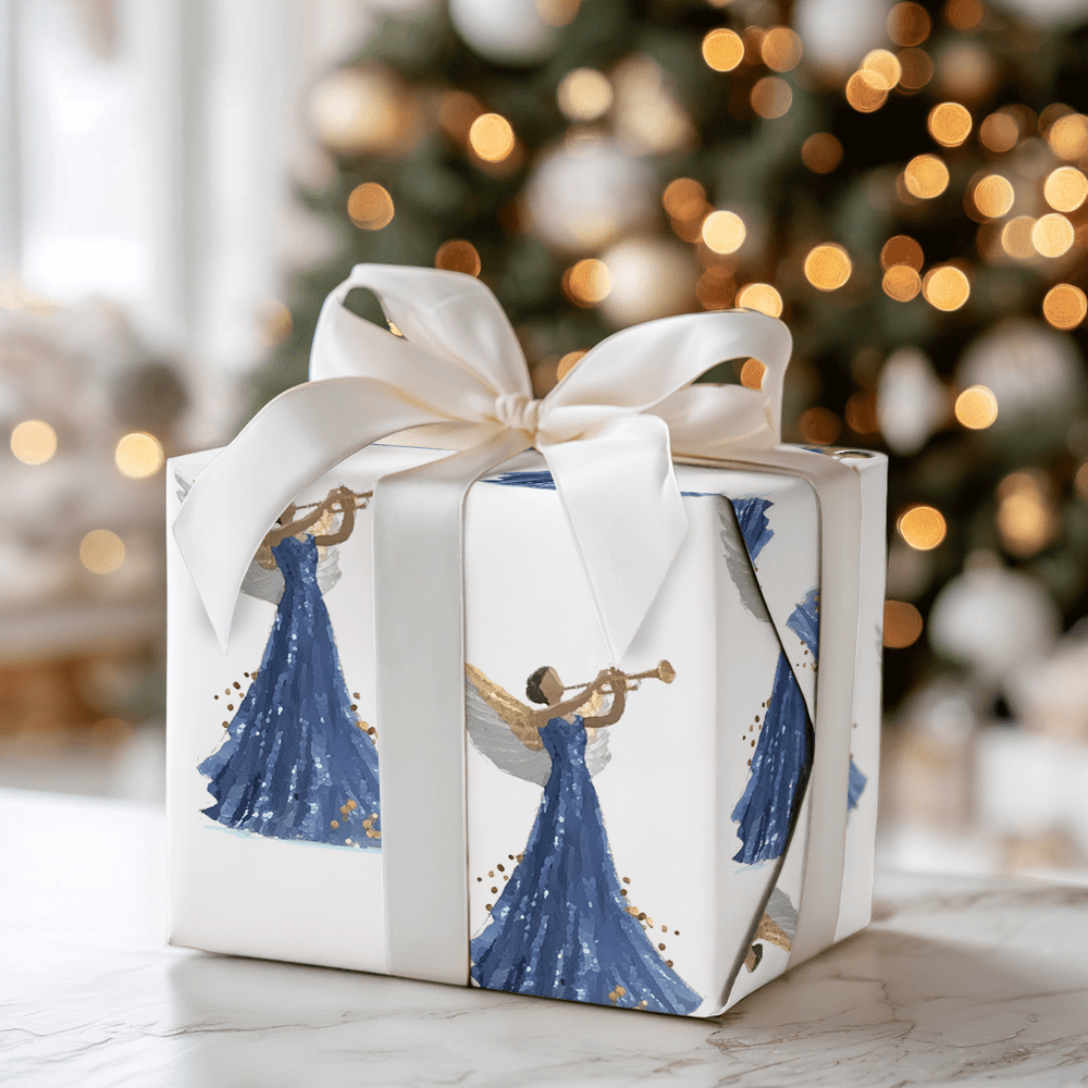 Midnight Gloria - Wrapping Paper - Aspen & Arlo