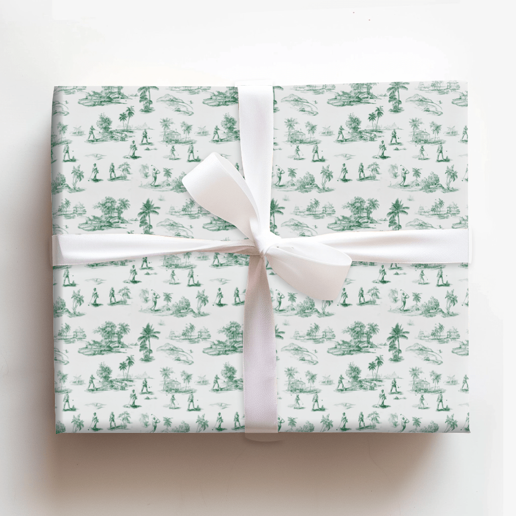 Golf Toile - Wrapping Paper - Aspen & Arlo