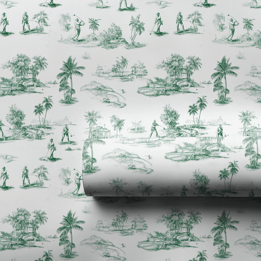 Golf Toile - Wrapping Paper - Aspen & Arlo
