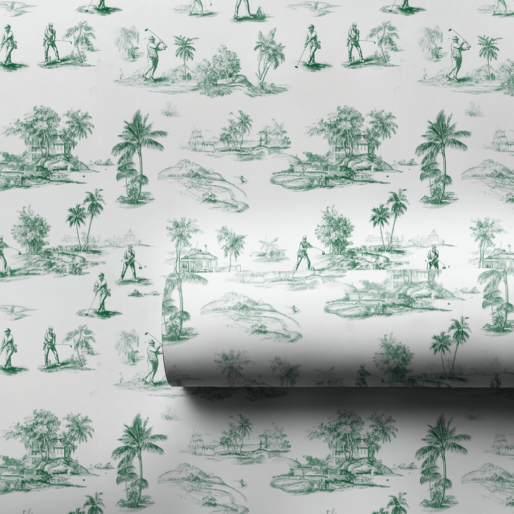 Golf Toile - Wrapping Paper - Aspen & Arlo