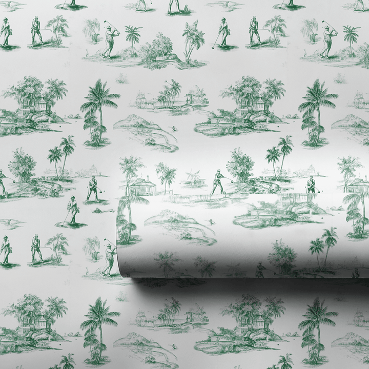 Golf Toile - Wrapping Paper - Aspen & Arlo