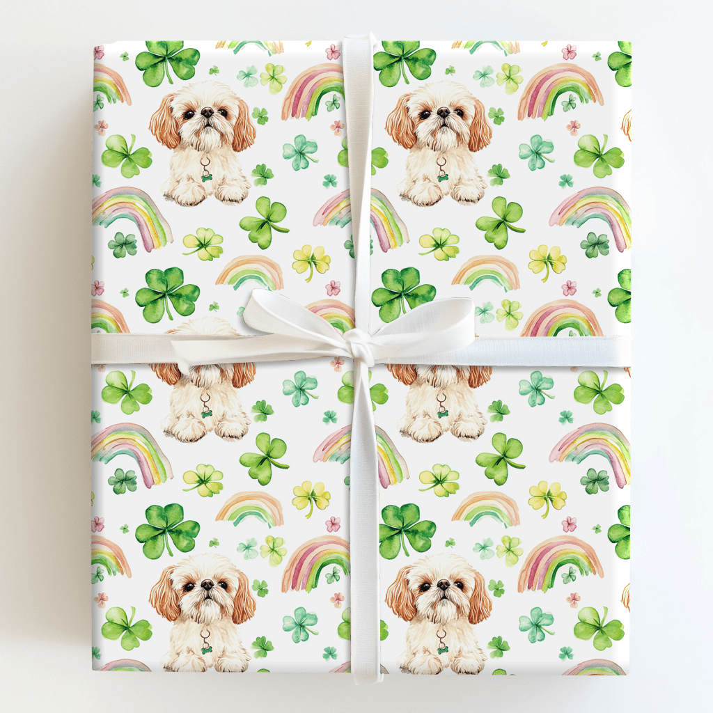 Rainbows with the Shih Tzu - Wrapping Paper - Aspen & Arlo