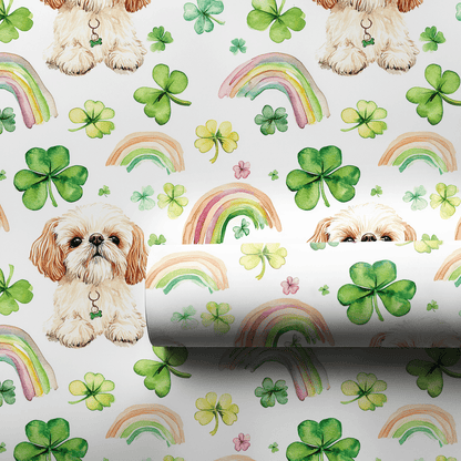 Rainbows with the Shih Tzu - Wrapping Paper - Aspen & Arlo