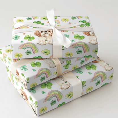 Rainbows with the Shih Tzu - Wrapping Paper - Aspen & Arlo