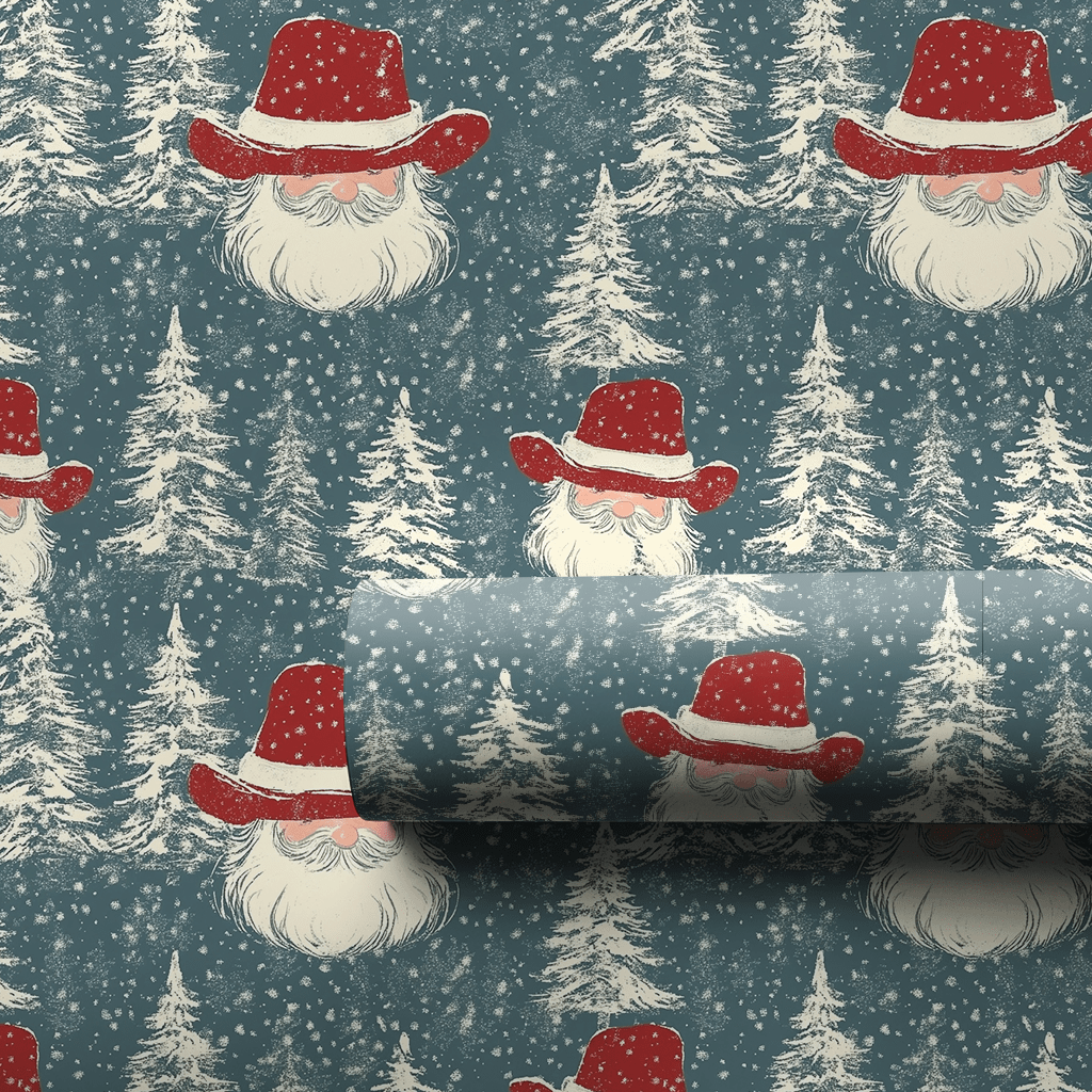 Santa Sam - Wrapping Paper - Aspen & Arlo