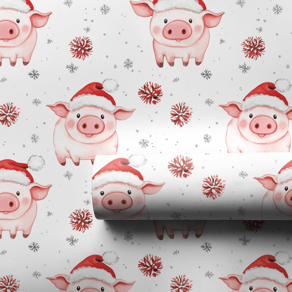 Oink Ho Ho - Wrapping Paper - Aspen & Arlo