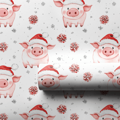 Oink Ho Ho - Wrapping Paper - Aspen & Arlo