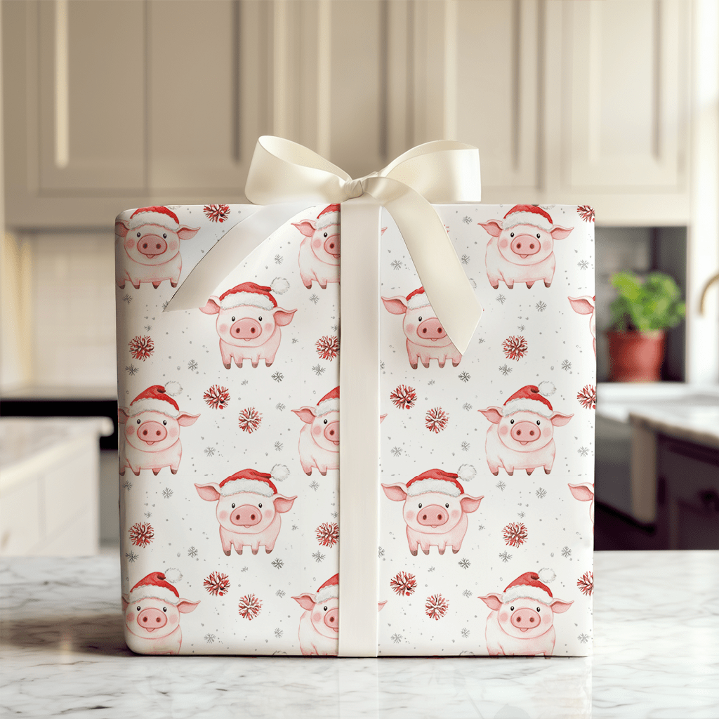 Oink Ho Ho - Wrapping Paper - Aspen & Arlo