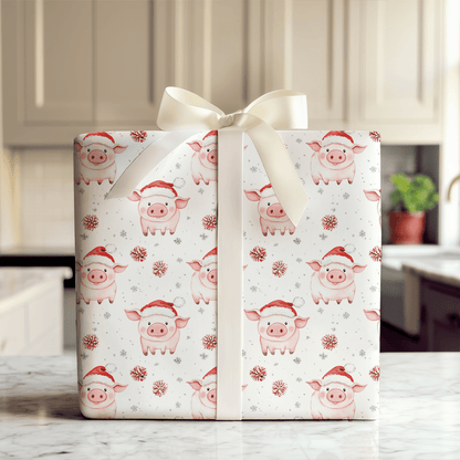 Oink Ho Ho - Wrapping Paper - Aspen & Arlo