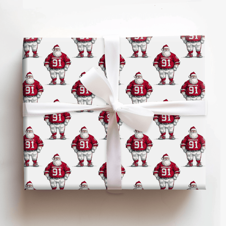 Touchdown Tidings – Georgia - Wrapping Paper - Aspen & Arlo