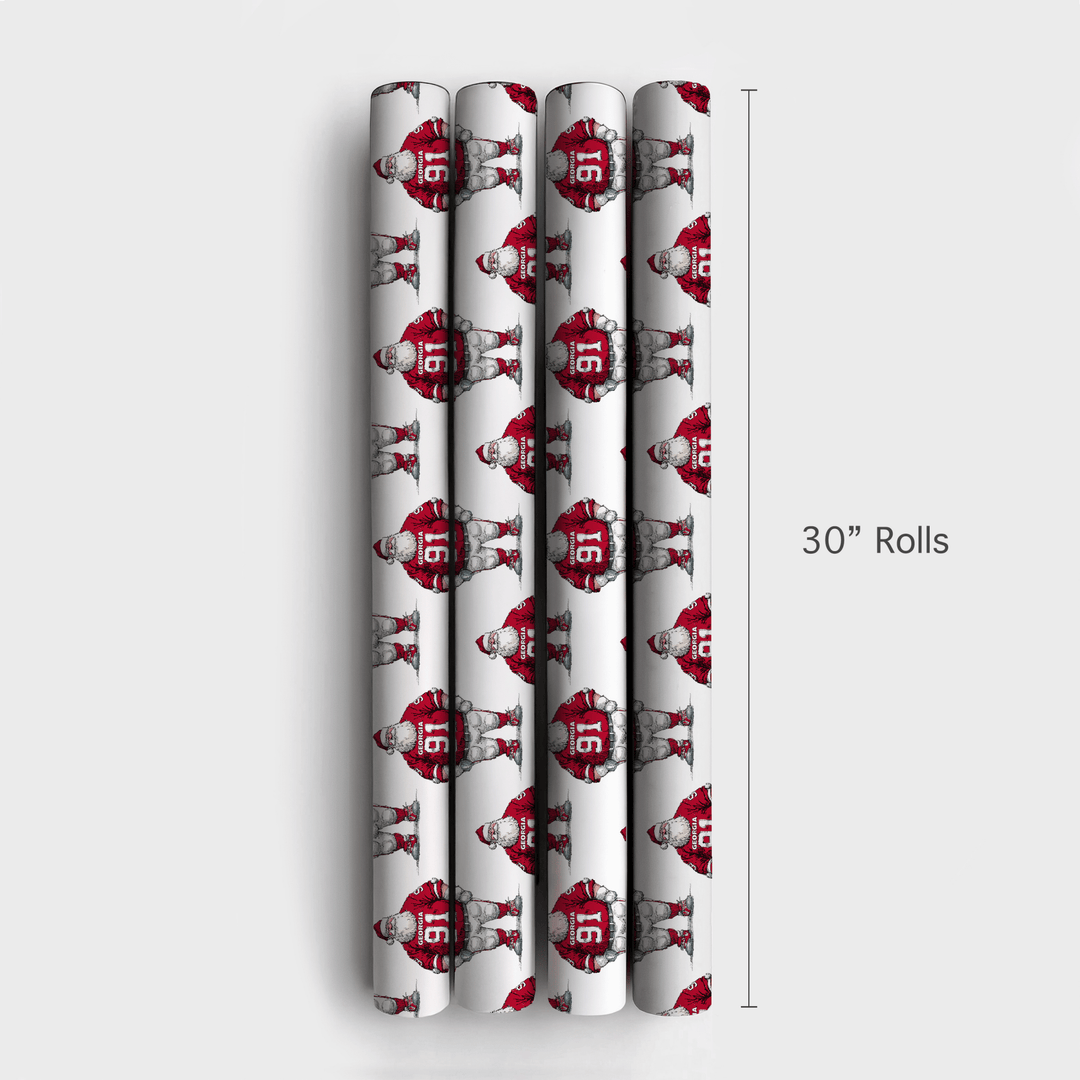 Touchdown Tidings – Georgia - Wrapping Paper - Aspen & Arlo