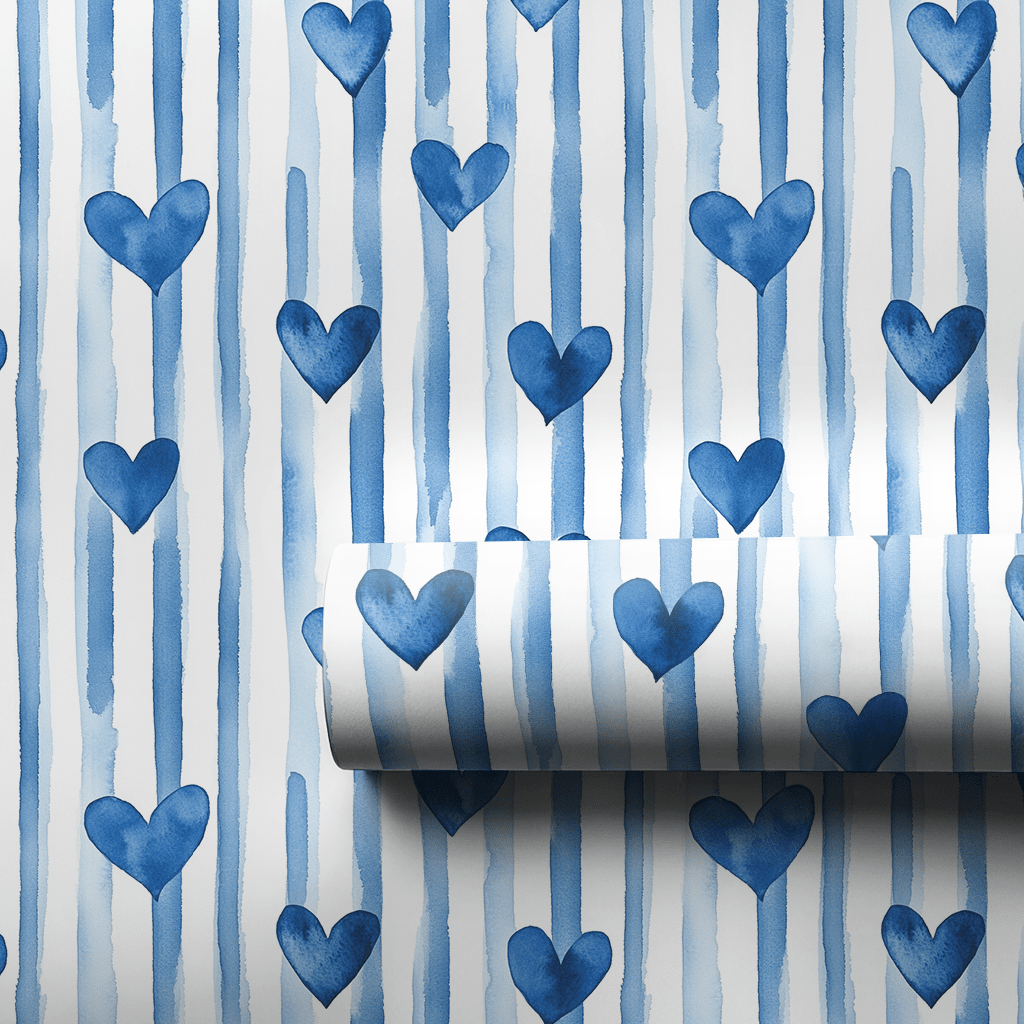 Indigo Flirt - Wrapping Paper - Aspen & Arlo