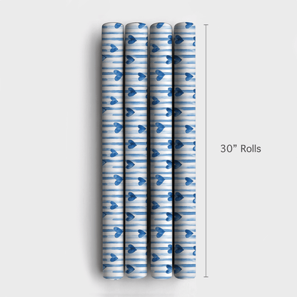 Indigo Flirt - Wrapping Paper - Aspen & Arlo