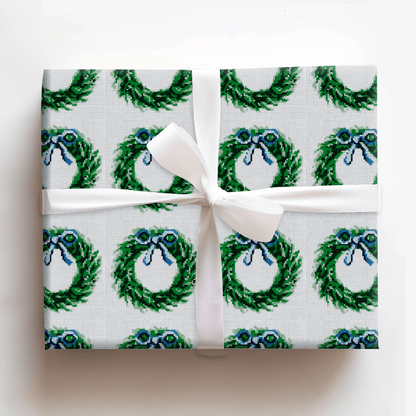 Wreath the Needle - Wrapping Paper - Aspen & Arlo